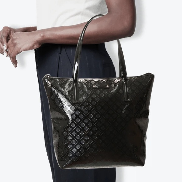 EUC Kate Spade Jeralyn Emerald Ave Black ✨ - Picture 3 of 7